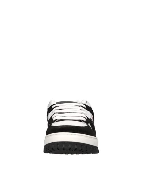 Sneakers in pelle e camoscio DSQUARED2 | 79198 CROSTABIANCO-NERO-GRIGIO